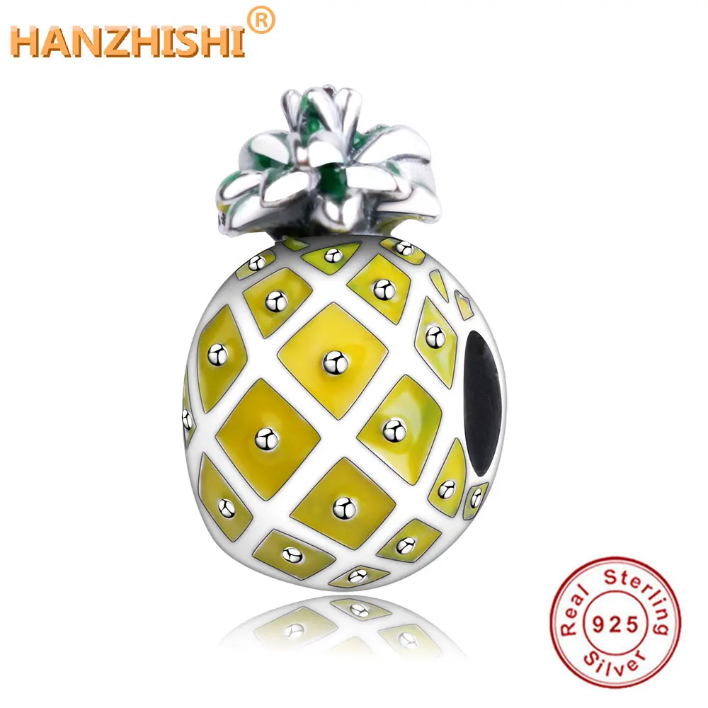2019 New 925 Sterling Silver Enamel Pineapple Beads Charms Fit Original Pandora Charm Bracelet Necklace DIY Jewelry Making Gift
2019 New 925 Sterling Silver Enamel Pineapple Beads Charms Fit Original Pandora Charm Bracelet Necklace DIY Jewelry Making Gift