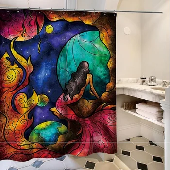 Painted Art Mermaid Shower Curtains Rideau de douche Cortina de ducha Bathroom Supplies Products H253
Painted Art Mermaid Shower Curtains Rideau de douche Cortina de ducha Bathroom Supplies Products H253