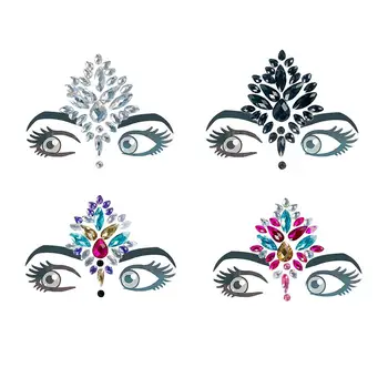 1 Sheet 3D Crystal Sticker Face Eye Jewels Forehead Stage Decor Temporary Tattoo Sticker Diy Festival Party Body Glitter Sticker
1 Sheet 3D Crystal Sticker Face Eye Jewels Forehead Stage Decor Temporary Tattoo Sticker Diy Festival Party Body Glitter Sticker