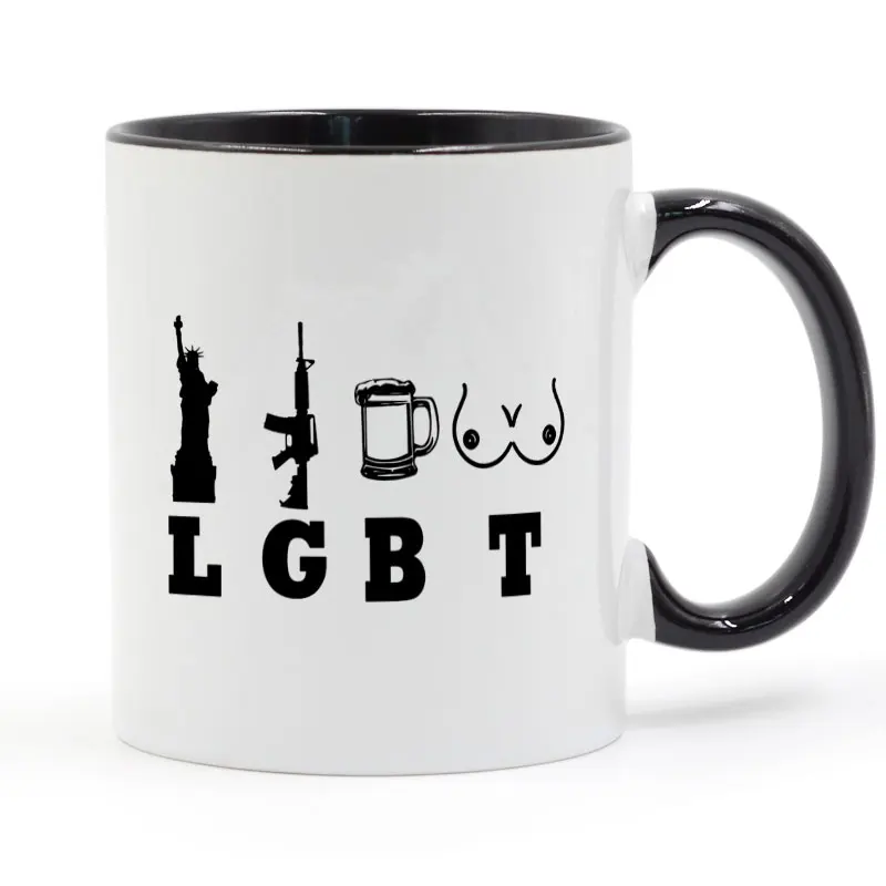 Liberty Guns Beer Tits LGBT Mug Coffee Milk Ceramic Cup Creative DIY Gifts Home Decor Mugs 11oz T790
Liberty Guns Beer Tits LGBT Mug Coffee Milk Ceramic Cup Creative DIY Gifts Home Decor Mugs 11oz T790