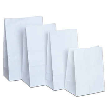 150Pcs White Natural Kraft Paper Bread Bag Flat Bottom Cake Snack Food Cookies Favor Supply 4 Size
150Pcs White Natural Kraft Paper Bread Bag Flat Bottom Cake Snack Food Cookies Favor Supply 4 Size