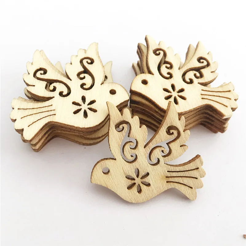 50pcs Wooden Bird Peace Dove Home Decoration Die Cutting Wood Angle Scrapbook DIY Craft Wooden Chip Decor
50pcs Wooden Bird Peace Dove Home Decoration Die Cutting Wood Angle Scrapbook DIY Craft Wooden Chip Decor