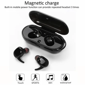 Touch Control TWS Twins Mini Bluetooth Earphones Wireless Earbud Waterproof Stereo Bluetooth Headsets with Mic and Charging Case
Touch Control TWS Twins Mini Bluetooth Earphones Wireless Earbud Waterproof Stereo Bluetooth Headsets with Mic and Charging Case