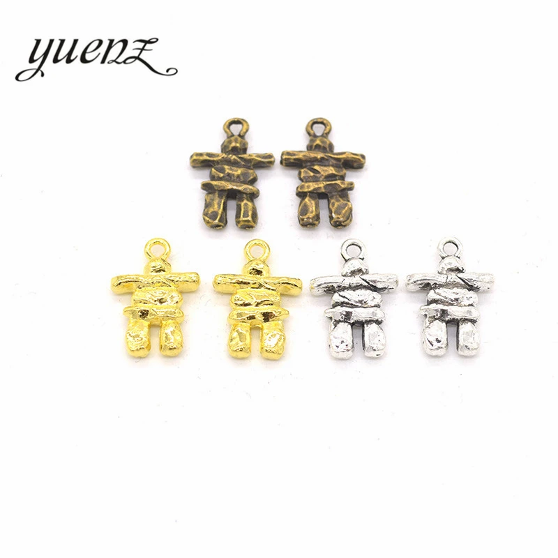YuenZ 8 pcs 3 color Antique Silver Plated stone man Charms Pendant DIY Handmade Jewelry Accessories 21*14mm I103
YuenZ 8 pcs 3 color Antique Silver Plated stone man Charms Pendant DIY Handmade Jewelry Accessories 21*14mm I103