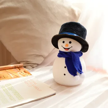 Cartoon Led Snowman Night Light Silicone RGB color Change Music Play USB Charge Mood Lamp Light For Holiday Party Kids Gift
Cartoon Led Snowman Night Light Silicone RGB color Change Music Play USB Charge Mood Lamp Light For Holiday Party Kids Gift