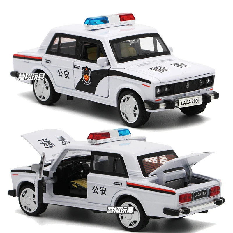 1:32 Scale LADA Russian Diecast Police Model Car With Openable Doors Pull Back Function Music Light Boy Toy Gifts Free Shipping
1:32 Scale LADA Russian Diecast Police Model Car With Openable Doors Pull Back Function Music Light Boy Toy Gifts Free Shipping