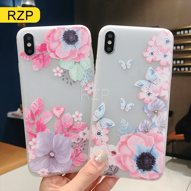 RZP Flower Phone Case Bumper On The For Apple iPhone 5 5s SE 6 6S 7 8 Plus Xs Max XR Case Back Cover Soft TPU Silicone Bag Shell
RZP Flower Phone Case Bumper On The For Apple iPhone 5 5s SE 6 6S 7 8 Plus Xs Max XR Case Back Cover Soft TPU Silicone Bag Shell