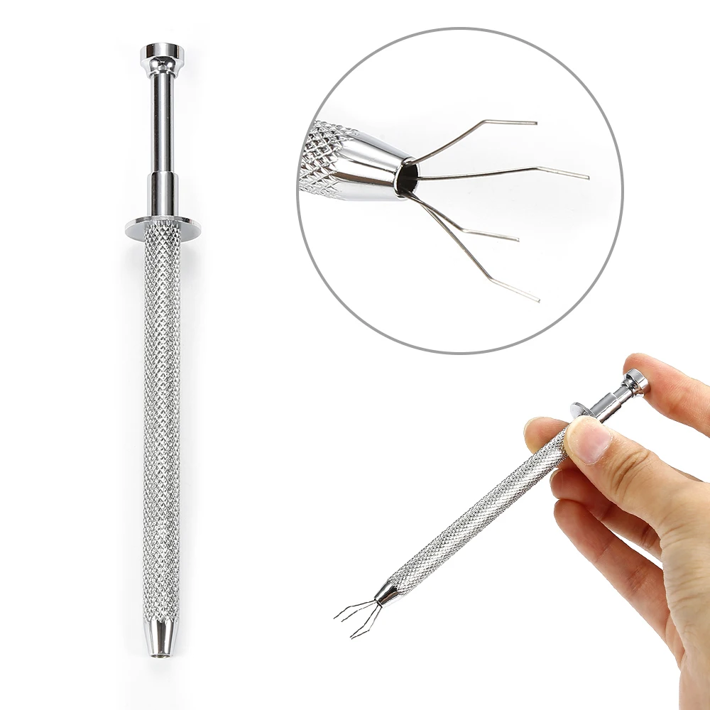 1pctattoo machine tattoo ball pliers 4 claws stainless steel gem holder piercing tool body removal Insertion work supply
1pctattoo machine tattoo ball pliers 4 claws stainless steel gem holder piercing tool body removal Insertion work supply