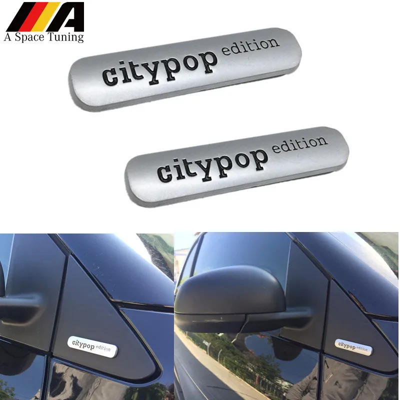 2Pcs citypop edition Emblem Badge Metal Car Sticker 3D Rear View Mirror Decoration Universal For Benz Smart Fortwo Brabus 453
2Pcs citypop edition Emblem Badge Metal Car Sticker 3D Rear View Mirror Decoration Universal For Benz Smart Fortwo Brabus 453