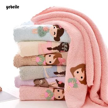 Yebeile Super Fiber Soft Cartoon Towel Children's Jacquard Embroidery cute girl Towel 35*75cm face towel home women basic Towel
Yebeile Super Fiber Soft Cartoon Towel Children's Jacquard Embroidery cute girl Towel 35*75cm face towel home women basic Towel