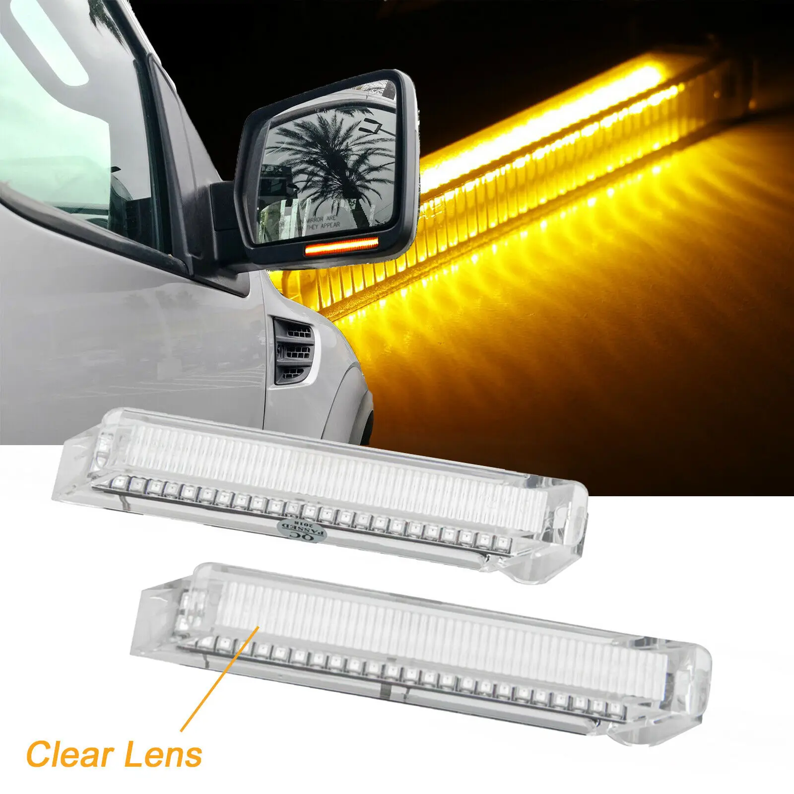 2pcs LED Side Rearview Mirror Turn Signal Light Indicator Lamp New Daytime Running Light for Ford F150 Raptor Expedition Mark LT
2pcs LED Side Rearview Mirror Turn Signal Light Indicator Lamp New Daytime Running Light for Ford F150 Raptor Expedition Mark LT