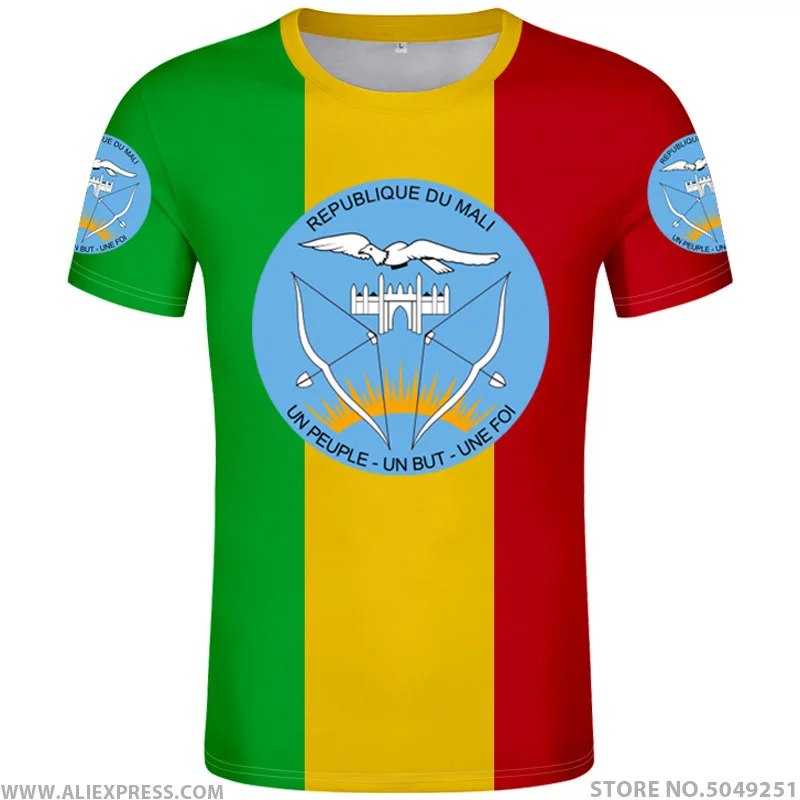 MALI t shirt diy free custom made name number mli t-shirt nation flag ml republic french country malian word print photo clothes
MALI t shirt diy free custom made name number mli t-shirt nation flag ml republic french country malian word print photo clothes