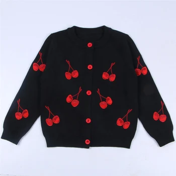 New Girls Cotton Knitted Sweater Baby Girl Cute Cherry Pattern Outerwear Kids Long Sleeve Infant Toddler Girl Autumn Sweaters
New Girls Cotton Knitted Sweater Baby Girl Cute Cherry Pattern Outerwear Kids Long Sleeve Infant Toddler Girl Autumn Sweaters