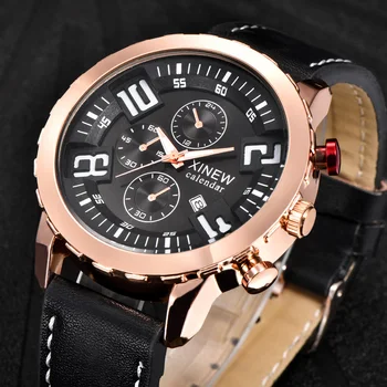 Hot Sale 2018 XINEW Mens Watches Fashion Leather Strap Date Calendar Casual Quartz Watch for Big Wrist Reloj Hombre Grande Moda
Hot Sale 2018 XINEW Mens Watches Fashion Leather Strap Date Calendar Casual Quartz Watch for Big Wrist Reloj Hombre Grande Moda