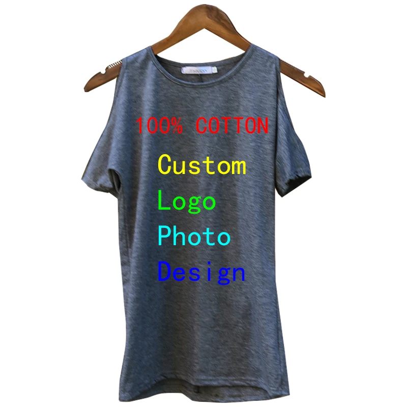 Off Shoulder Tops Sexy T-Shrits Femme Tee Shirt SEXY Slim Clothes Good Quality 2018 Customized Logo Text Printed Women T Shirt
Off Shoulder Tops Sexy T-Shrits Femme Tee Shirt SEXY Slim Clothes Good Quality 2018 Customized Logo Text Printed Women T Shirt