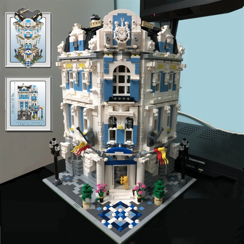 3196pcs creator city series sunshine hotel moc with figures building block Bricks Toy
3196pcs creator city series sunshine hotel moc with figures building block Bricks Toy