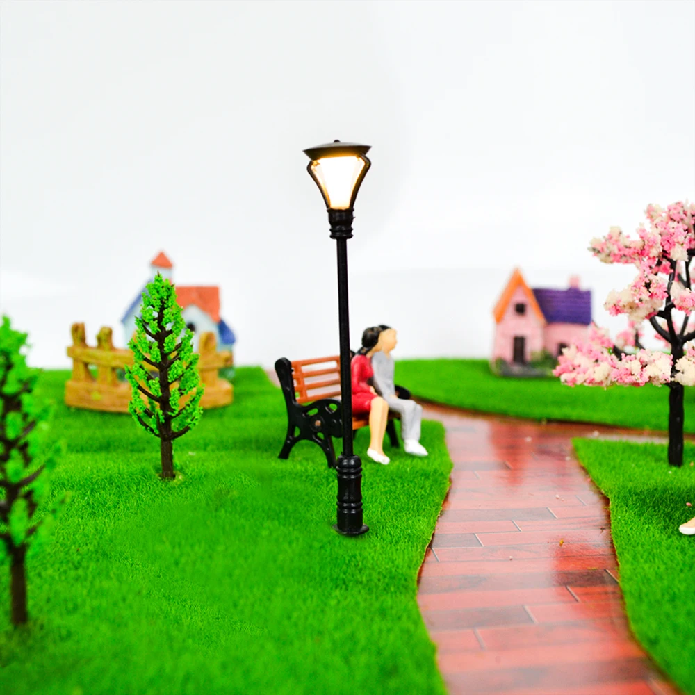 30pcs/lot Scale model 4.5cm-9cm Lamp Post Street LEDs Lights Model Railway Train Layout
30pcs/lot Scale model 4.5cm-9cm Lamp Post Street LEDs Lights Model Railway Train Layout