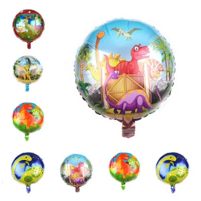 Lucky 5pcs/lot 45*45cm Round Cartoon Dinosaur Foil Helium Balloons For Kids Toys Birthday Party Supplies Decoration Globos
Lucky 5pcs/lot 45*45cm Round Cartoon Dinosaur Foil Helium Balloons For Kids Toys Birthday Party Supplies Decoration Globos