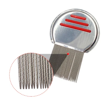 1pcs High Quality Terminator Lice Comb Nit Free Kids Hair Rid Headlice Stainless Steel Metal Teeth Remove Nit Brush Free Ship
1pcs High Quality Terminator Lice Comb Nit Free Kids Hair Rid Headlice Stainless Steel Metal Teeth Remove Nit Brush Free Ship