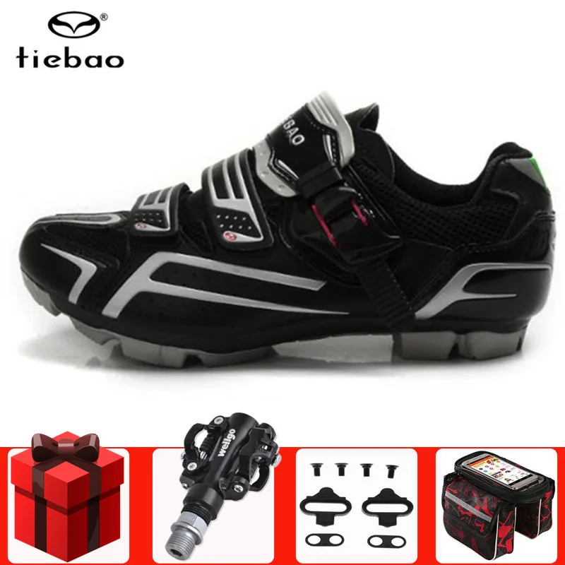 Tiebao Cycling shoes sapatilha ciclismo mtb add SPD pedal set women sneakers men SPD Pedals self-locking mountain bike shoes
Tiebao Cycling shoes sapatilha ciclismo mtb add SPD pedal set women sneakers men SPD Pedals self-locking mountain bike shoes