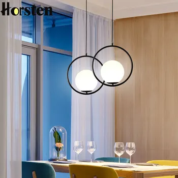 Simple Circled Iron Glass Pendant Light Led E27 Loft Modern Hanging Lamp With 2 Colors For Parlor Dining Room Lobby Restaurant
Simple Circled Iron Glass Pendant Light Led E27 Loft Modern Hanging Lamp With 2 Colors For Parlor Dining Room Lobby Restaurant