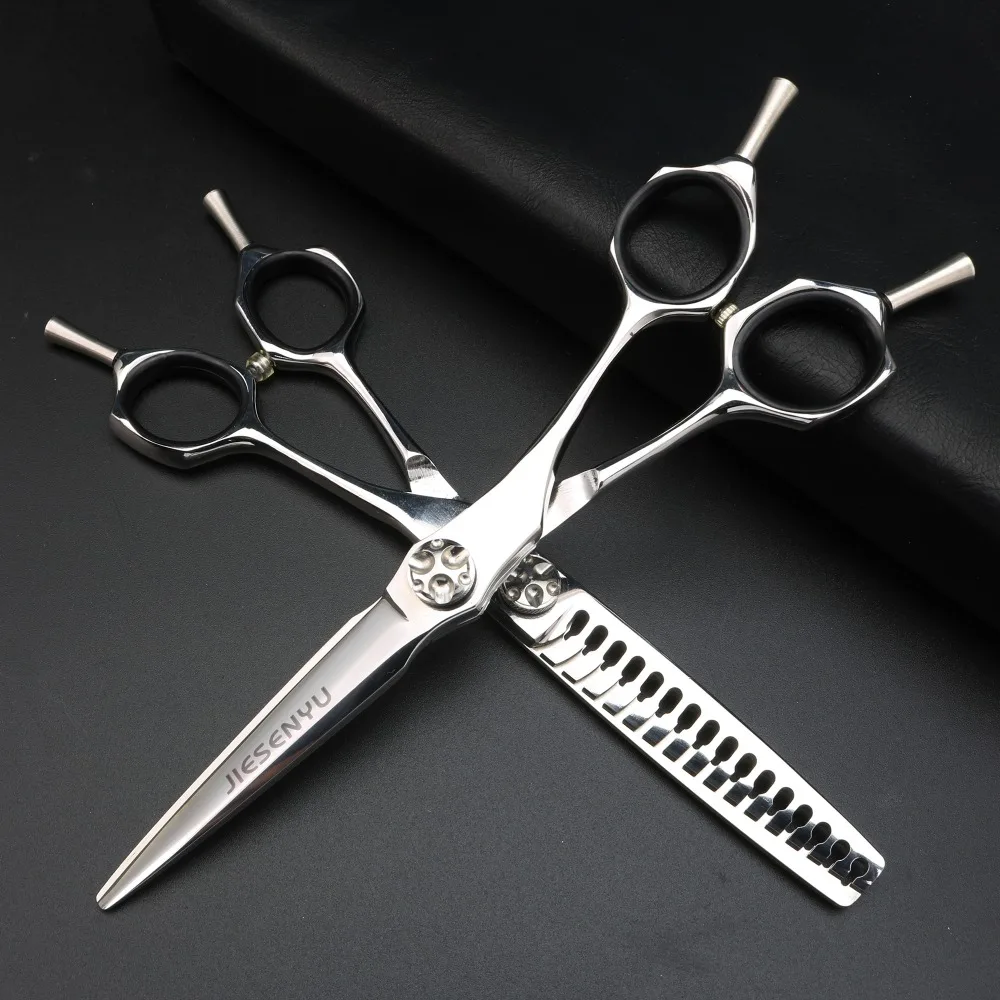 Japanese high-end 6.0-inch unique double-handle hairdressing scissors Sharp Perfect cut hair Pet scissors Salon scissors
Japanese high-end 6.0-inch unique double-handle hairdressing scissors Sharp Perfect cut hair Pet scissors Salon scissors