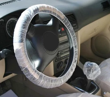 rete disposable car steering wheel cover clear plastic Universal waterproof anti-dust for repair etc
rete disposable car steering wheel cover clear plastic Universal waterproof anti-dust for repair etc