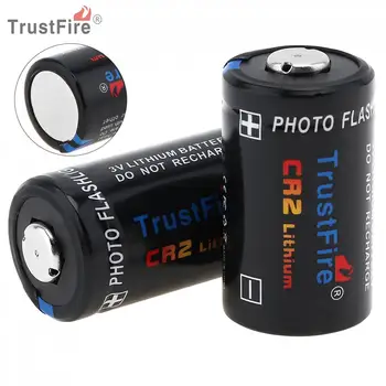 TrustFire 2pcs/lot CR2 3V 750mAh Lithium Battery with Safety Relief Valve for Flashlight / Headlamp / Camera High Quality
TrustFire 2pcs/lot CR2 3V 750mAh Lithium Battery with Safety Relief Valve for Flashlight / Headlamp / Camera High Quality