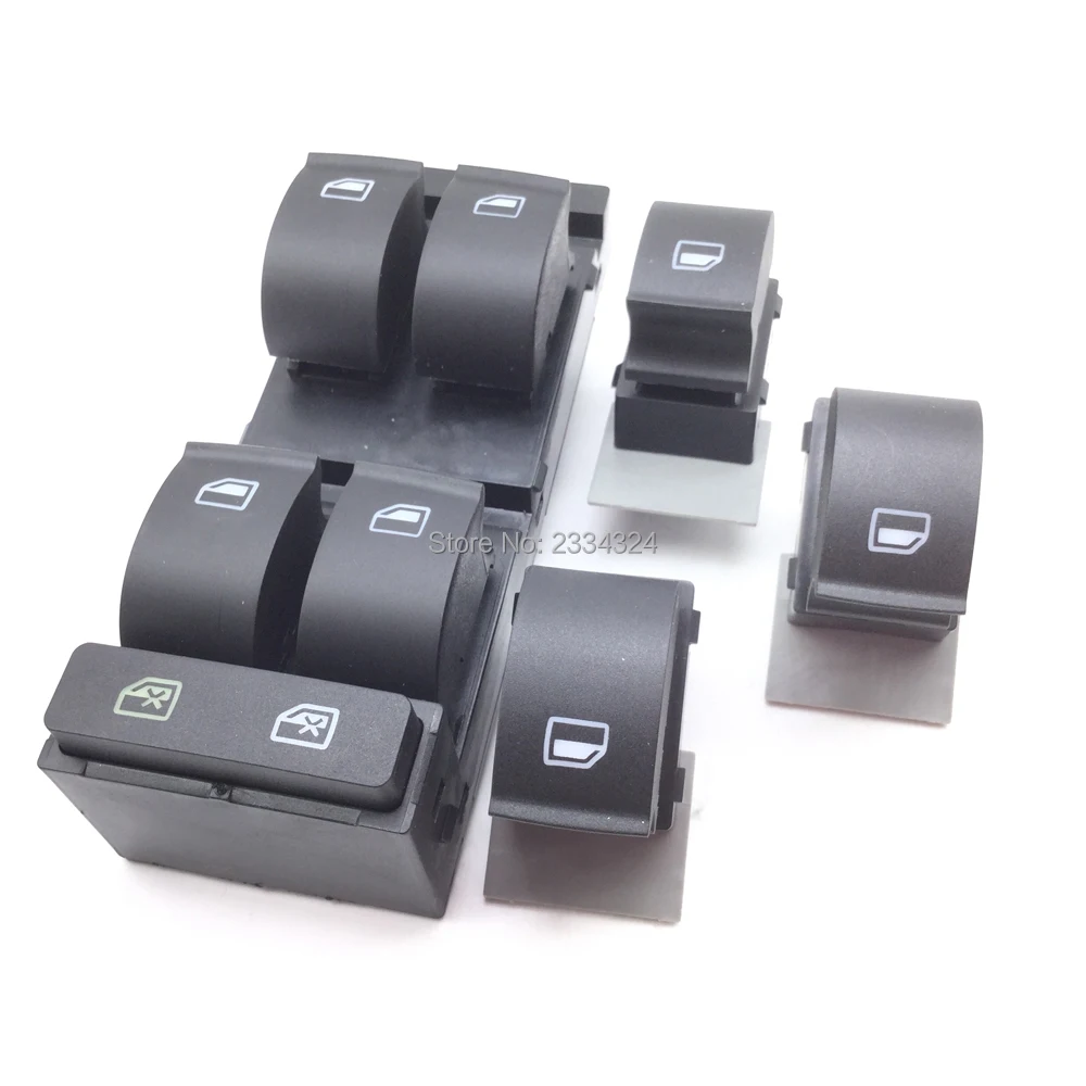 4B0 959 851/4B0 959 855A For Audi A3 A6 C5 RS6 S6 Allroad 1998 - 2004 Single Master Power Window Switch Panel Button
4B0 959 851/4B0 959 855A For Audi A3 A6 C5 RS6 S6 Allroad 1998 - 2004 Single Master Power Window Switch Panel Button