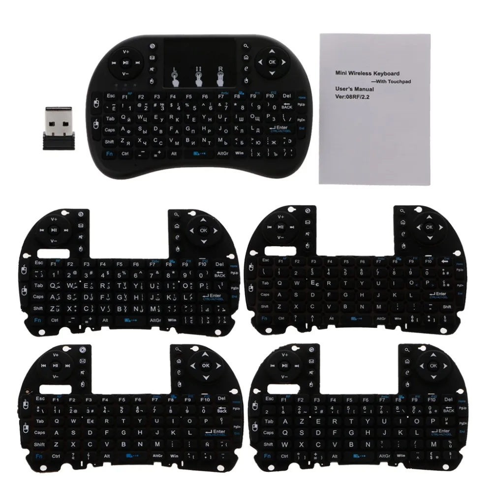 Free shipping i8 2.4GHz Wireless Keyboard Air Mouse Touchpad With Optional Languages for Android TV BOX PC For PS3, HTPC/IPTV
Free shipping i8 2.4GHz Wireless Keyboard Air Mouse Touchpad With Optional Languages for Android TV BOX PC For PS3, HTPC/IPTV
