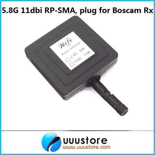 FPV 5.8Ghz 11dBi High-gain Panel Antenna used on 200mW TX reach 5KM RP-SMA, plug
FPV 5.8Ghz 11dBi High-gain Panel Antenna used on 200mW TX reach 5KM RP-SMA, plug