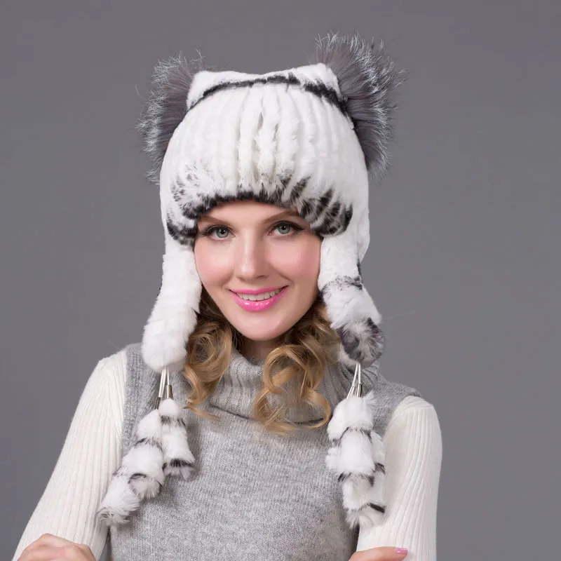 Winter Women Winter Rex Rabbit Fur Hat Earmuffs Cap Knit Aviator Hat 2018 Fashion Casual Fur Hat Quality Nice Party
Winter Women Winter Rex Rabbit Fur Hat Earmuffs Cap Knit Aviator Hat 2018 Fashion Casual Fur Hat Quality Nice Party