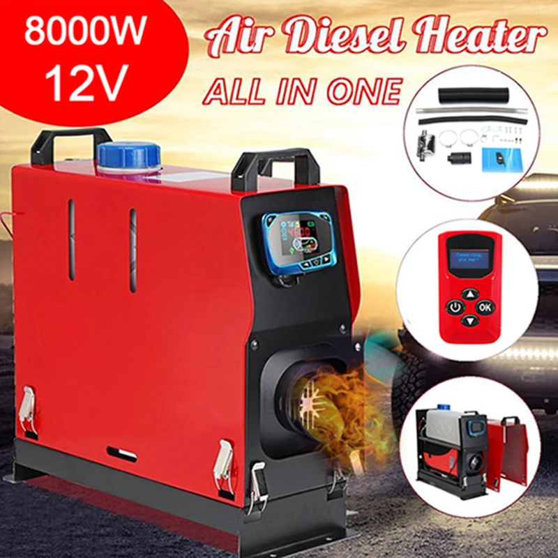 8KW 12V Integration Single Holes Air Diesels air parking heater LCD Screen Switch Car Heater With Remote Control Saving Space
8KW 12V Integration Single Holes Air Diesels air parking heater LCD Screen Switch Car Heater With Remote Control Saving Space