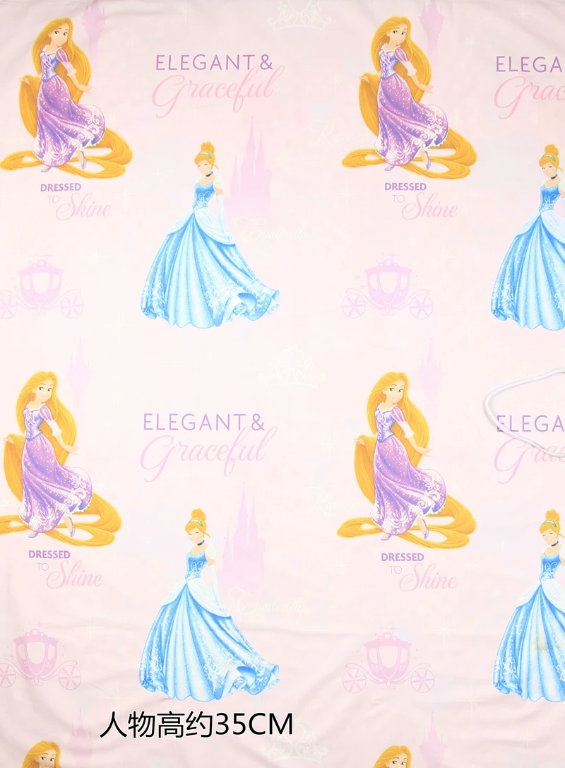 50X150cm Cartoon princess Tangled Cinderella Cotton Fabric for Sewing Kids Clothes Patchwor Material Hometextile
50X150cm Cartoon princess Tangled Cinderella Cotton Fabric for Sewing Kids Clothes Patchwor Material Hometextile