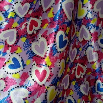 Lovely heart satin fabric Soft Tilda tissue Craft DIY glossy Fabric silky Satin Charmeuse scarf ribbon material
Lovely heart satin fabric Soft Tilda tissue Craft DIY glossy Fabric silky Satin Charmeuse scarf ribbon material