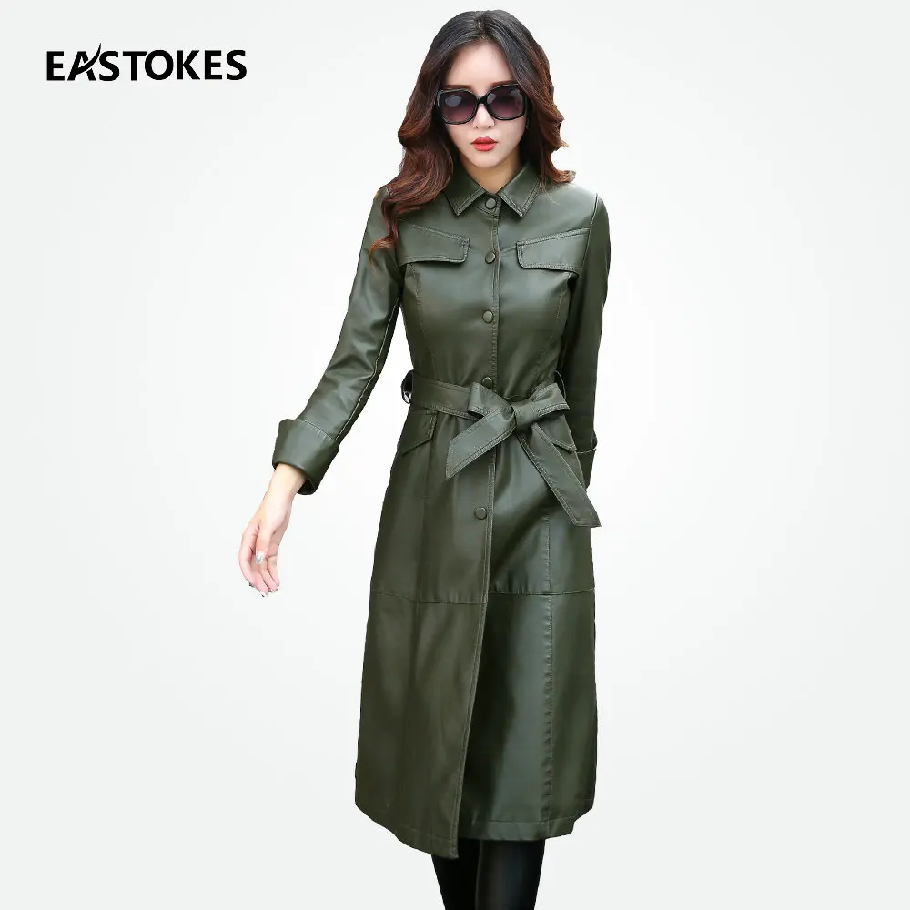 2017 New Autumn Women Leather Jackets With Bow Tie Ladies Long Trench Coats Faux Leather Female Outfits Windbreaker
2017 New Autumn Women Leather Jackets With Bow Tie Ladies Long Trench Coats Faux Leather Female Outfits Windbreaker