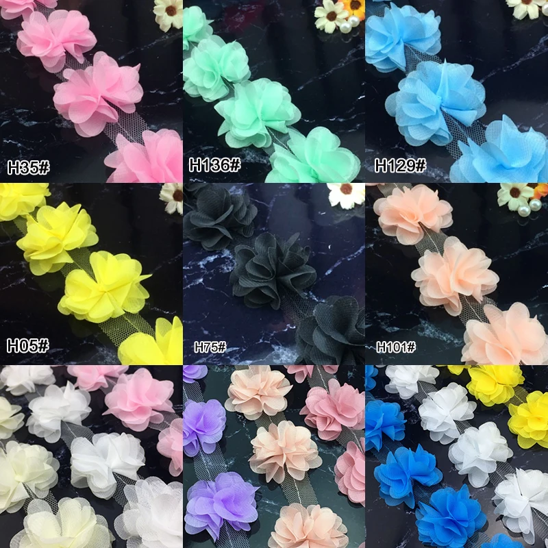 Chiffon Fold Lace Fabric Garment Needlework Sewing Patchwork DIY Handmade Accessories Dress Decoration 45Yards 6cm 682
Chiffon Fold Lace Fabric Garment Needlework Sewing Patchwork DIY Handmade Accessories Dress Decoration 45Yards 6cm 682