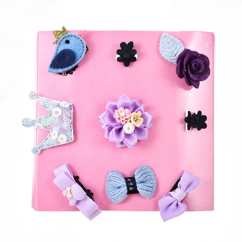 M MISM 1Box=9PCS Girls Flower Crown Bow Tie Hair Comb Clips Claws Ribbon Cherry Bird Elephant Duck Glitter Cute Hair Accessories
M MISM 1Box=9PCS Girls Flower Crown Bow Tie Hair Comb Clips Claws Ribbon Cherry Bird Elephant Duck Glitter Cute Hair Accessories