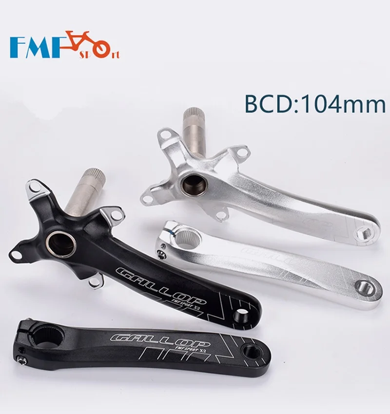 FMF 1 Pair Aluminum Alloy Bicycle BCD 104mm Cranks MTB Mountain Road Folding Bike Cranksets Length 170mm Black Color
FMF 1 Pair Aluminum Alloy Bicycle BCD 104mm Cranks MTB Mountain Road Folding Bike Cranksets Length 170mm Black Color