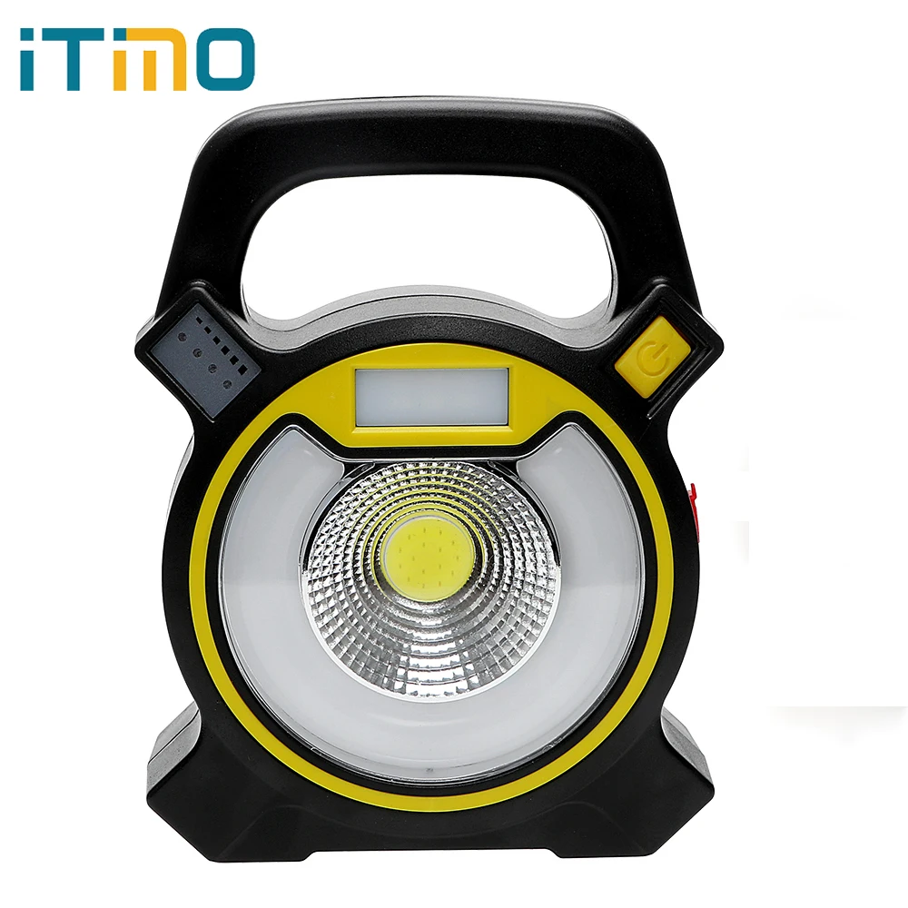 ITimo COB LED Portable Floodlight Lantern Tent Light 4-Mode 30W 18650 Emergency Lamp for Camping Hiking Hunting Outdoor Lighting
ITimo COB LED Portable Floodlight Lantern Tent Light 4-Mode 30W 18650 Emergency Lamp for Camping Hiking Hunting Outdoor Lighting