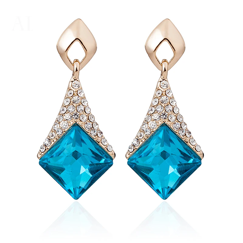 2015 Fashion Luxury High Quality Crystal Earrings, Geometric Square Super Bright Crystal Stud Earrings
2015 Fashion Luxury High Quality Crystal Earrings, Geometric Square Super Bright Crystal Stud Earrings