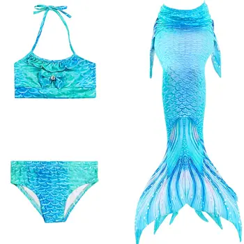 New 3piece Bikinis Set Swimmable Children Mermaid Tails Girls Kids zeemeerminstaart Girl Swimming Mermaid Tail Cosplay Costumes
New 3piece Bikinis Set Swimmable Children Mermaid Tails Girls Kids zeemeerminstaart Girl Swimming Mermaid Tail Cosplay Costumes