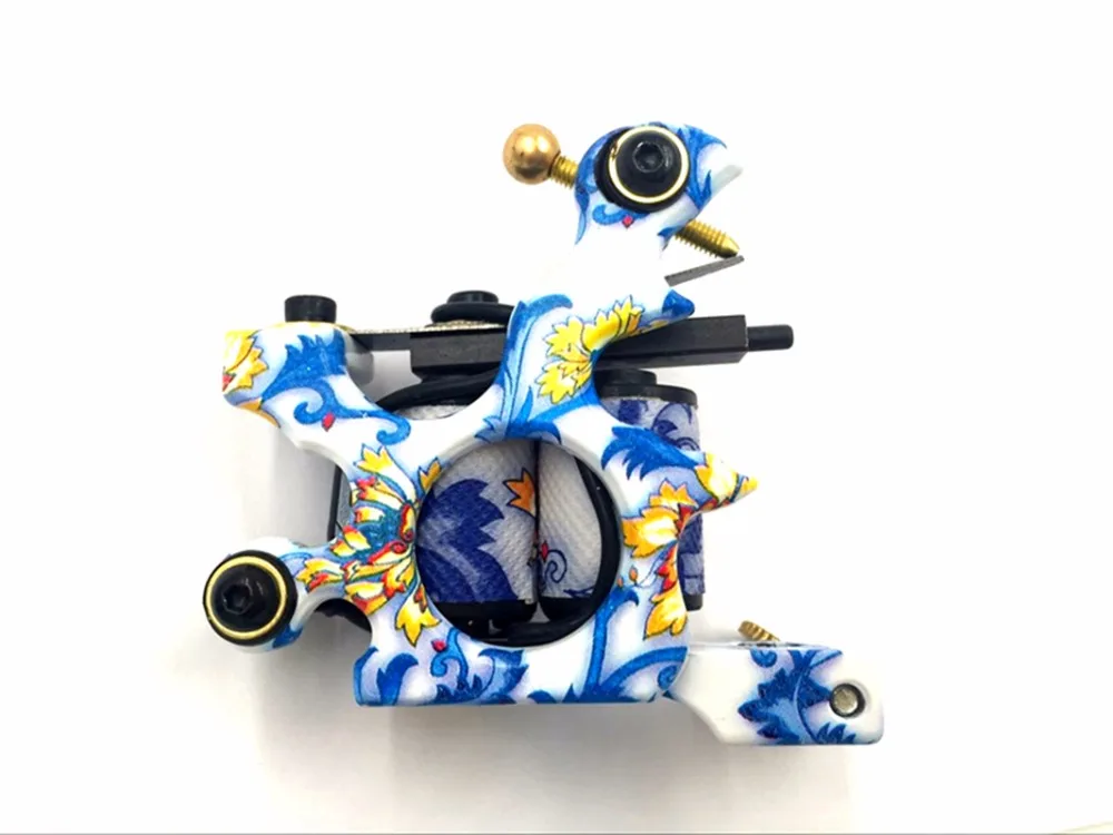 New Design Porcelain Pattern Coils Machine Professional Handmade Liner Shader Tattoo Gun High Quality For Power Supply#OM007
New Design Porcelain Pattern Coils Machine Professional Handmade Liner Shader Tattoo Gun High Quality For Power Supply#OM007