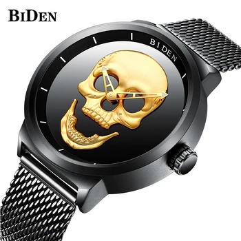 BIDEN Men Watch Army Military Watch Men Black Punk Skeleton Skull Sports Quartz Watches Top Brand Luxury relogio masculino
BIDEN Men Watch Army Military Watch Men Black Punk Skeleton Skull Sports Quartz Watches Top Brand Luxury relogio masculino