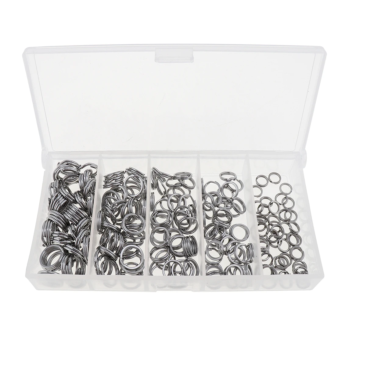 200pcs Mini Mixture Stainless Steel Fishing Ring Split Clip Swivel Quick Change Hook Connector with Double Loop
200pcs Mini Mixture Stainless Steel Fishing Ring Split Clip Swivel Quick Change Hook Connector with Double Loop