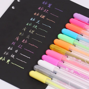 Black Paper Special Pen Watercolor Pen DIY Album Dedicated Pen 12 colorful water color
Black Paper Special Pen Watercolor Pen DIY Album Dedicated Pen 12 colorful water color