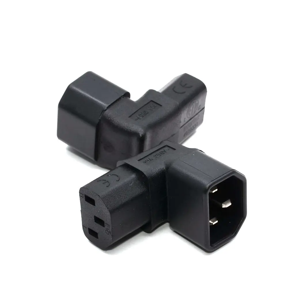 WA0092 Angled IEC 320 C14 to C13 Adapter for lcd wall mount TV Right Angled IEC Adapter UP
WA0092 Angled IEC 320 C14 to C13 Adapter for lcd wall mount TV Right Angled IEC Adapter UP