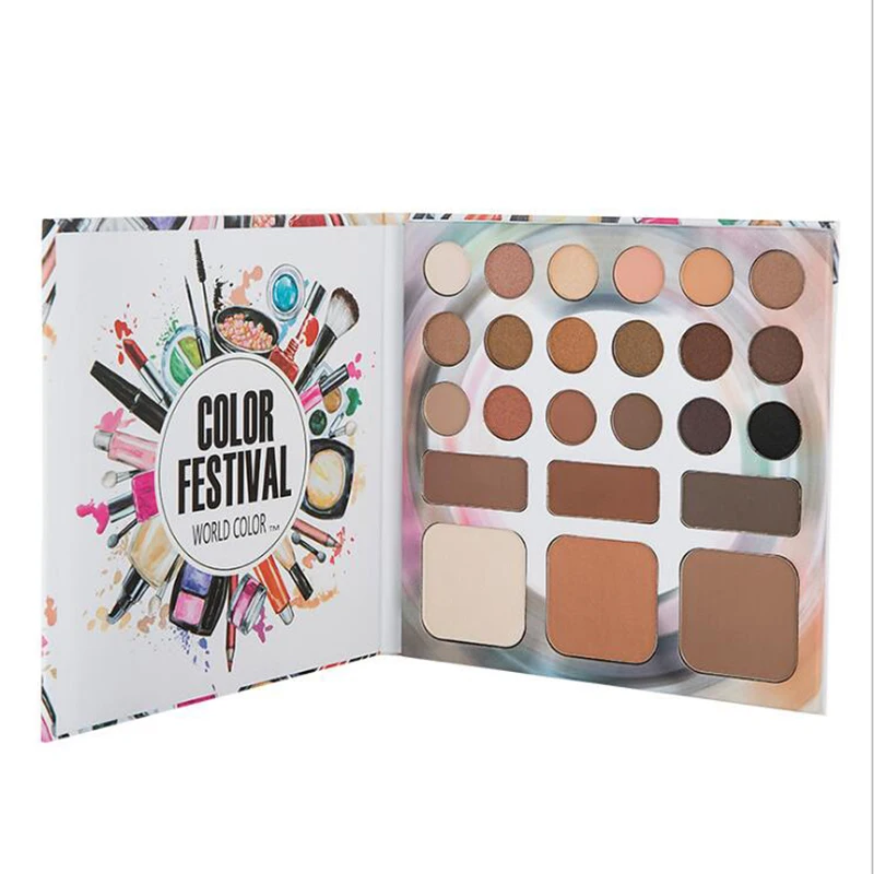 eyeshadow makeup set palette rich colors eye shadow eyebrow powder and face highlighter powder 24 color in it
eyeshadow makeup set palette rich colors eye shadow eyebrow powder and face highlighter powder 24 color in it