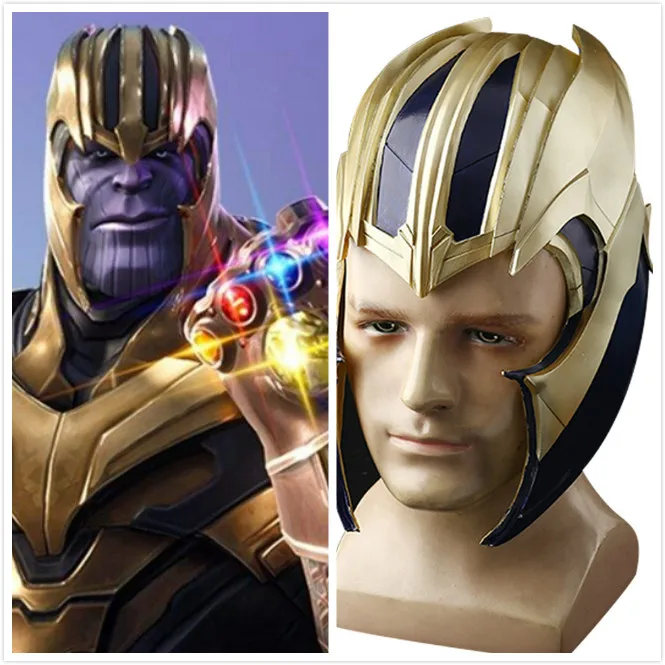 PVC Thanos Helmet Avengers 4 Endgame Cosplay Full Head Mask Props Accessory Marvel Cosplay for Adult Halloween Carnival Mask
PVC Thanos Helmet Avengers 4 Endgame Cosplay Full Head Mask Props Accessory Marvel Cosplay for Adult Halloween Carnival Mask