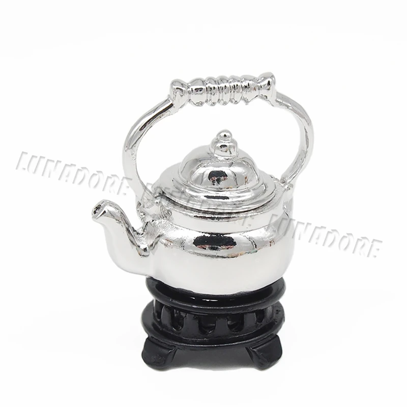 Odoria 1:12 Miniature Vintage Silver Teapot Metal Kettle with Black Stand Tableware Dollhouse Kitchen Accessories
Odoria 1:12 Miniature Vintage Silver Teapot Metal Kettle with Black Stand Tableware Dollhouse Kitchen Accessories